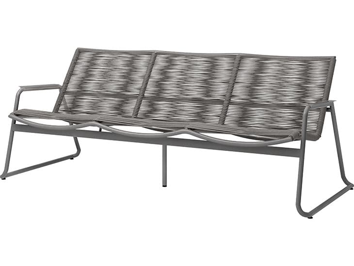 Ebel Cabana Aluminum Wicker Outdoor Patio Sofa