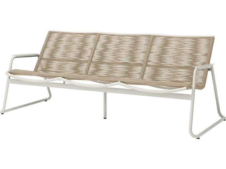 Ebel Cabana Aluminum Wicker Outdoor Patio Sofa