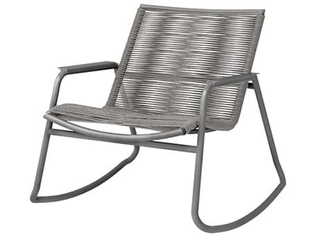 Ebel Cabana Aluminum Wicker Stackable Patio Rocker