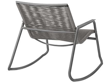 Ebel Cabana Aluminum Wicker Stackable Patio Rocker
