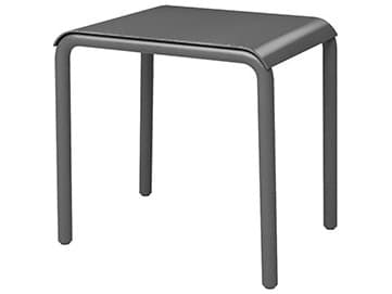 Ebel Cabana Aluminum Rectangular Patio End Table