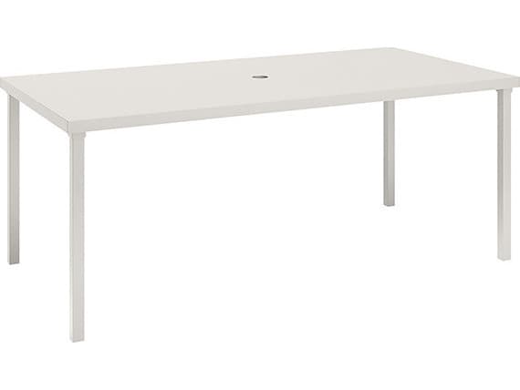 Ebel Cabana Aluminum 72" x 36" Rectangular Dining Table