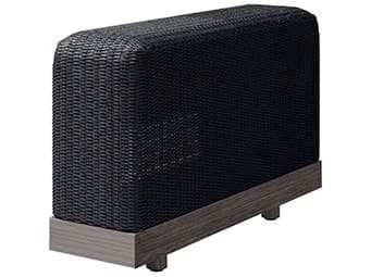 Ebel Grande Aluminum Wicker Armrest Section