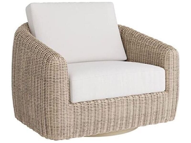 Ebel Boulevard Wicker Club Swivel Glider