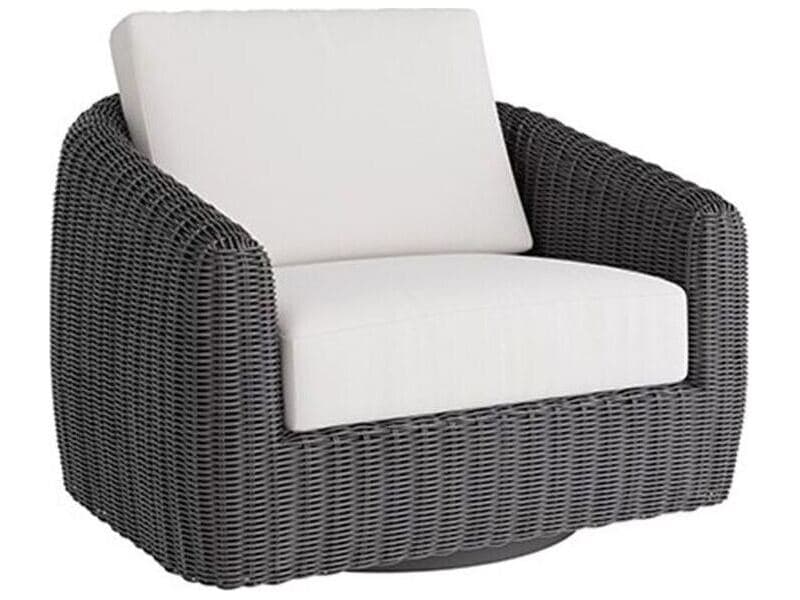 Ebel Boulevard Wicker Club Swivel Glider