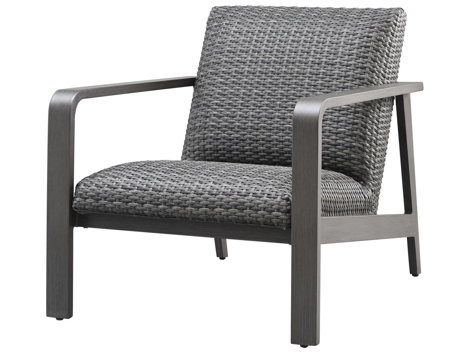 Ebel Canton Padded Wicker Aluminum Outdoor Lounge Chair