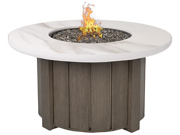Ebel Aspen Sintered Stone Round Fire Pit Top