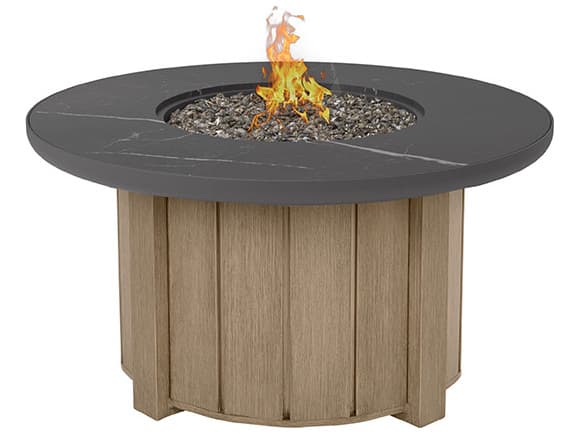 Ebel Aspen Sintered Stone Round Fire Pit Top