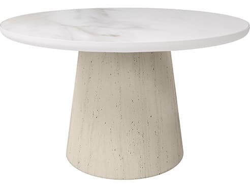 Ebel Aspen Sintered Stone Round Dining Table Top