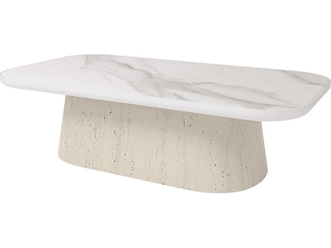 Ebel Aspen Sintered Stone Rectangular Coffee Table Top
