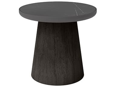 Ebel Aspen Sintered Stone Round End Table Top