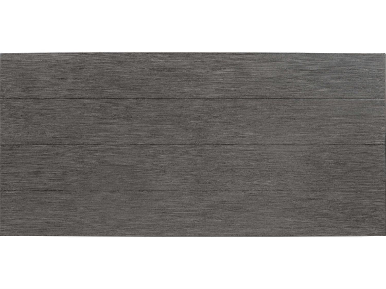 Ebel Trevi Aluminum Rectangular Plank Top Outdoor Coffee Table