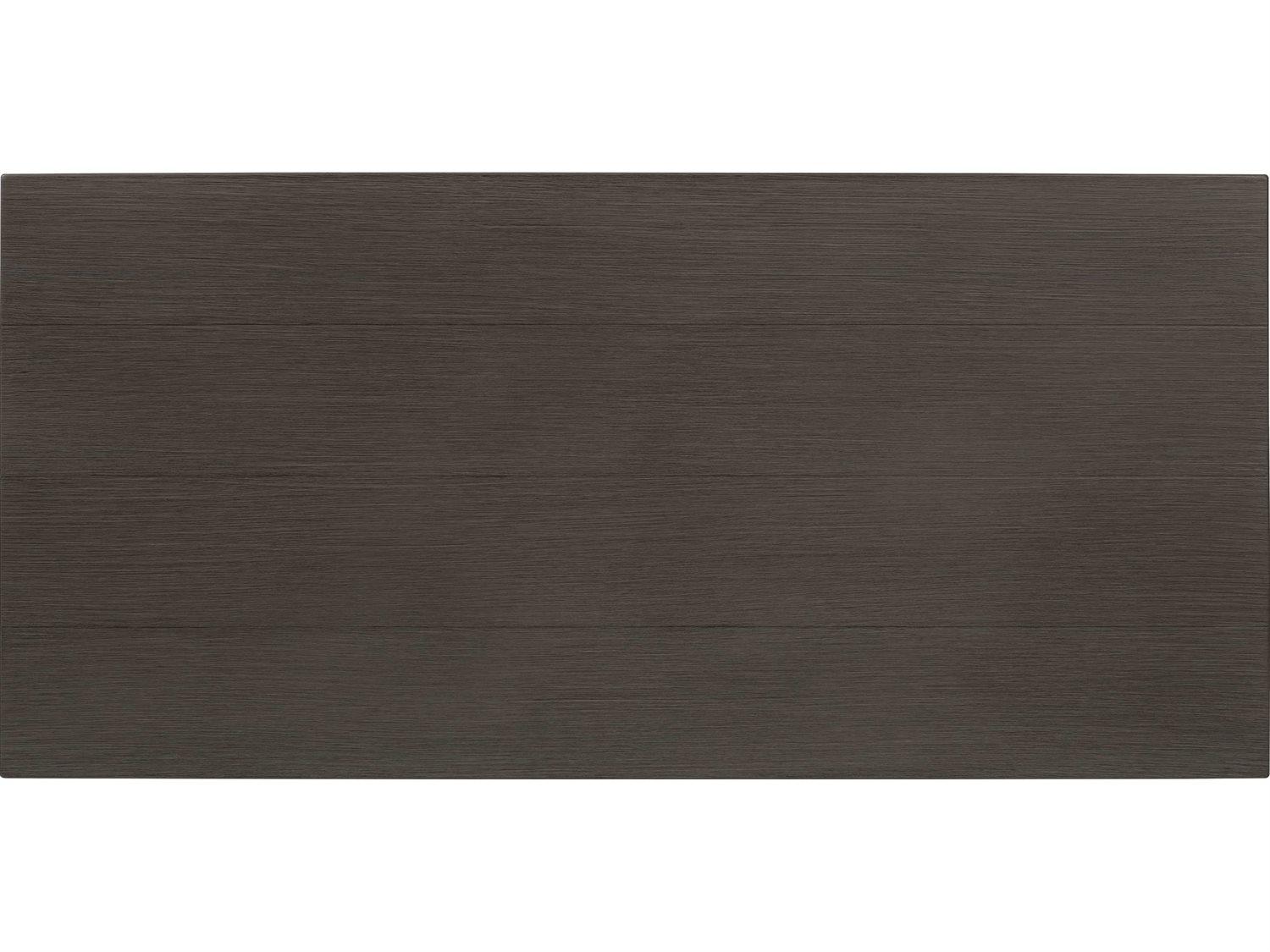 Ebel Trevi Aluminum Rectangular Plank Top Outdoor Coffee Table