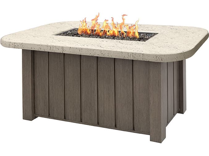 Ebel Trevi Aluminum Rectangular Fire Pit Base