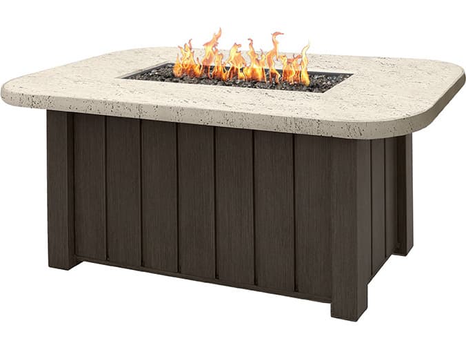 Ebel Trevi Aluminum Rectangular Fire Pit Base