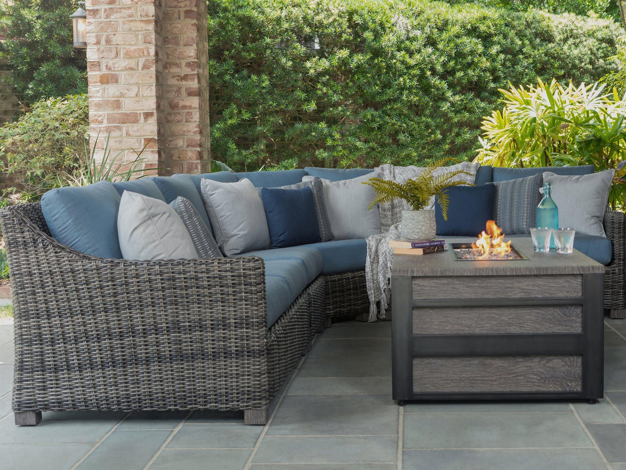 Ebel Avallon Wicker Sectional Outdoor Lounge Set