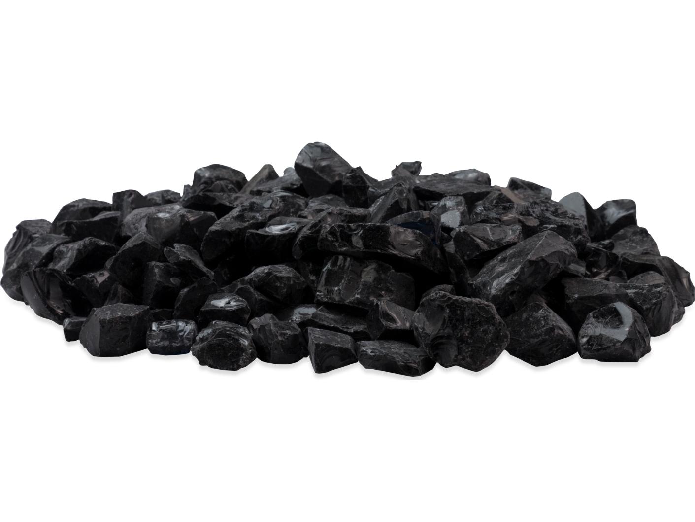 EcoSmart Fire Black Glass Charcoal Accessory