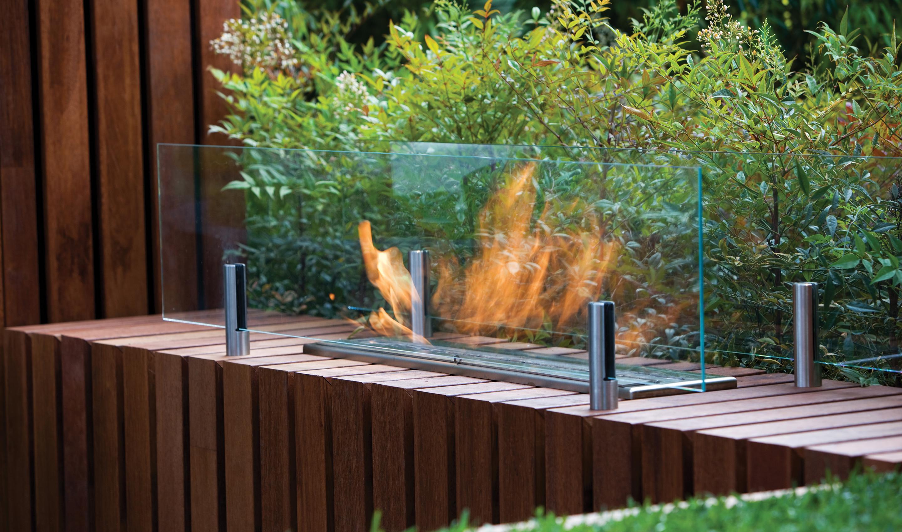 EcoSmart Fire Twin Feet Fixings - Stainless Steel Finish