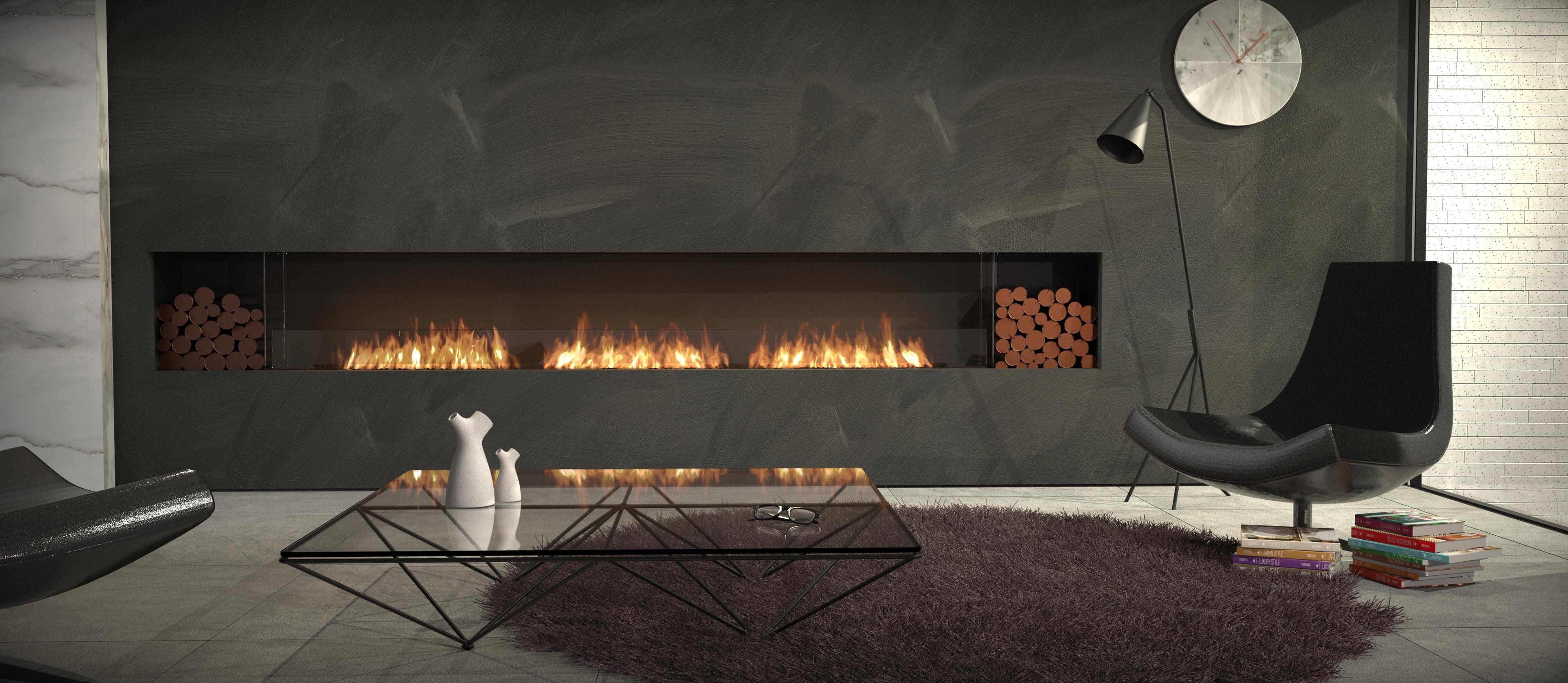 EcoSmart Fire Flex Fireboxes - Single Sided Fireplace