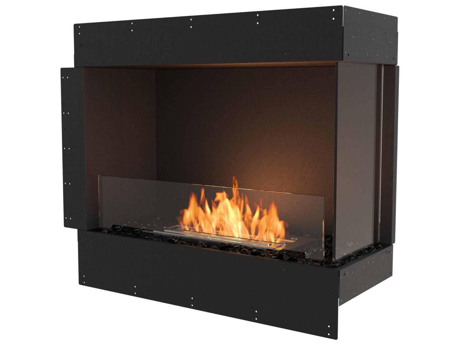 EcoSmart Fire Flex Fireboxes - Right Corner Fireplace