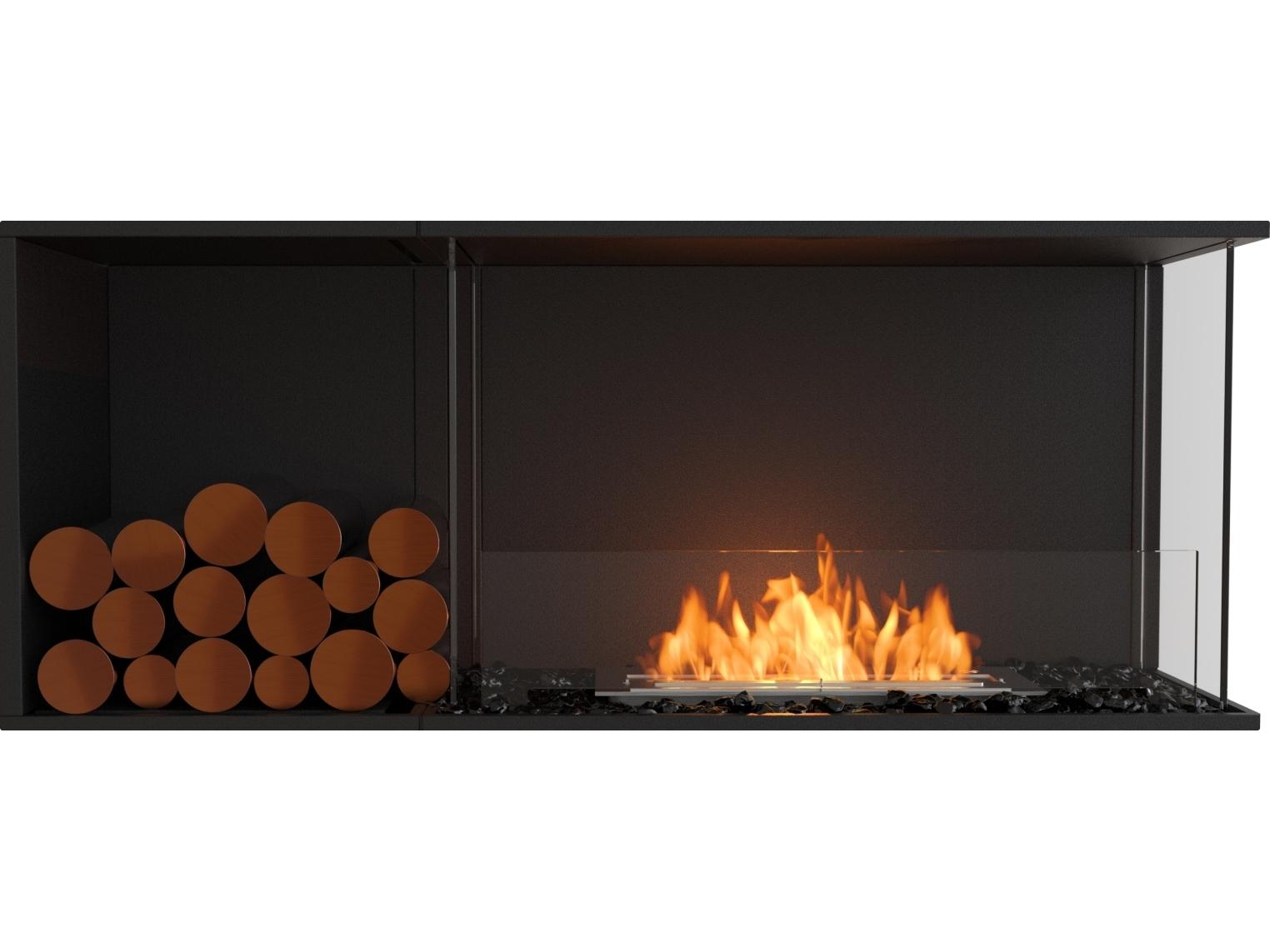 EcoSmart Fire Flex Fireboxes - Right Corner Fireplace