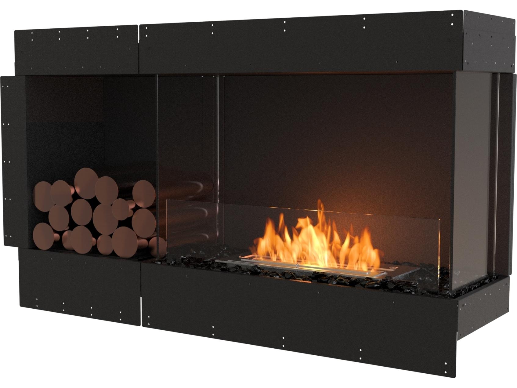 EcoSmart Fire Flex Fireboxes - Right Corner Fireplace