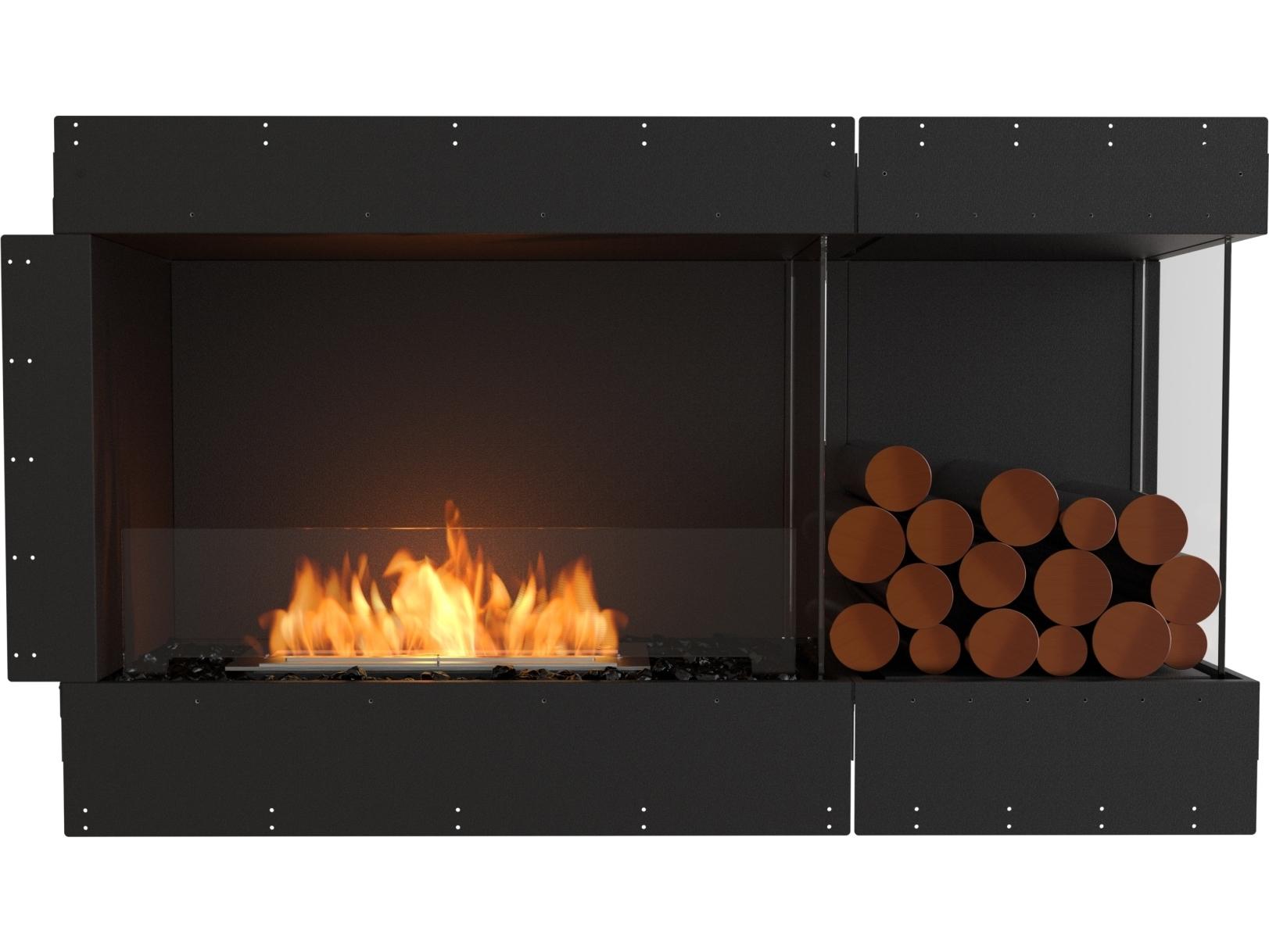 EcoSmart Fire Flex Fireboxes - Right Corner Fireplace