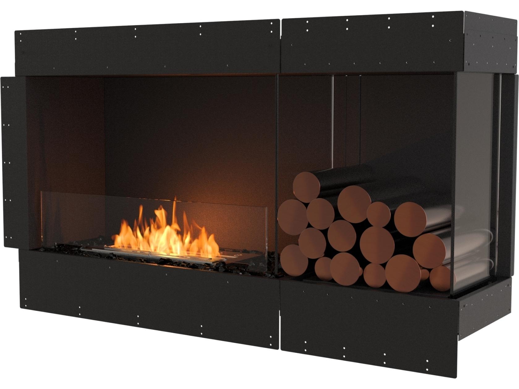 EcoSmart Fire Flex Fireboxes - Right Corner Fireplace