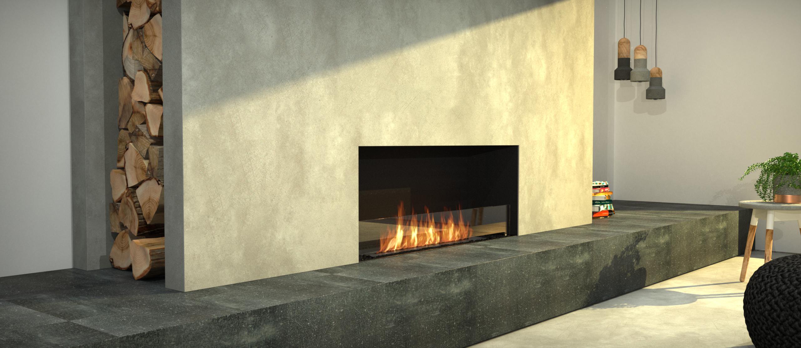 EcoSmart Fire Flex Fireboxes - Single Sided Fireplace