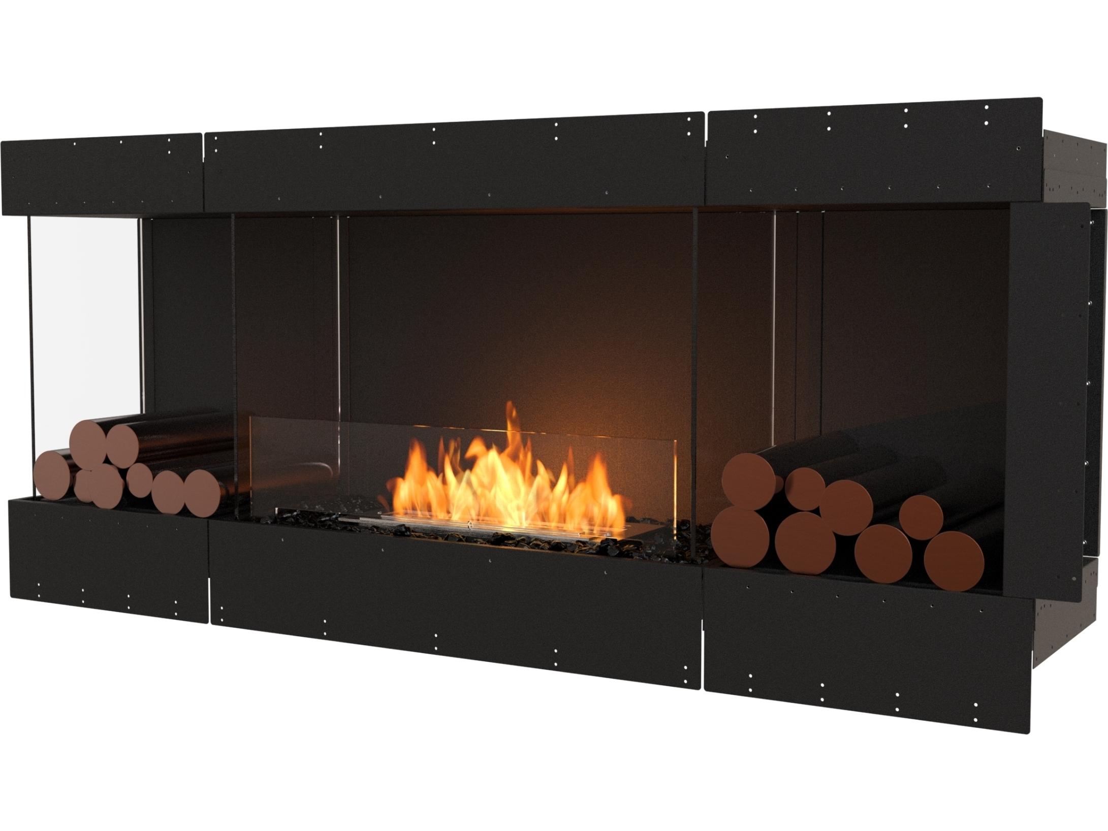 EcoSmart Fire Flex Fireboxes - Left Corner Fireplace