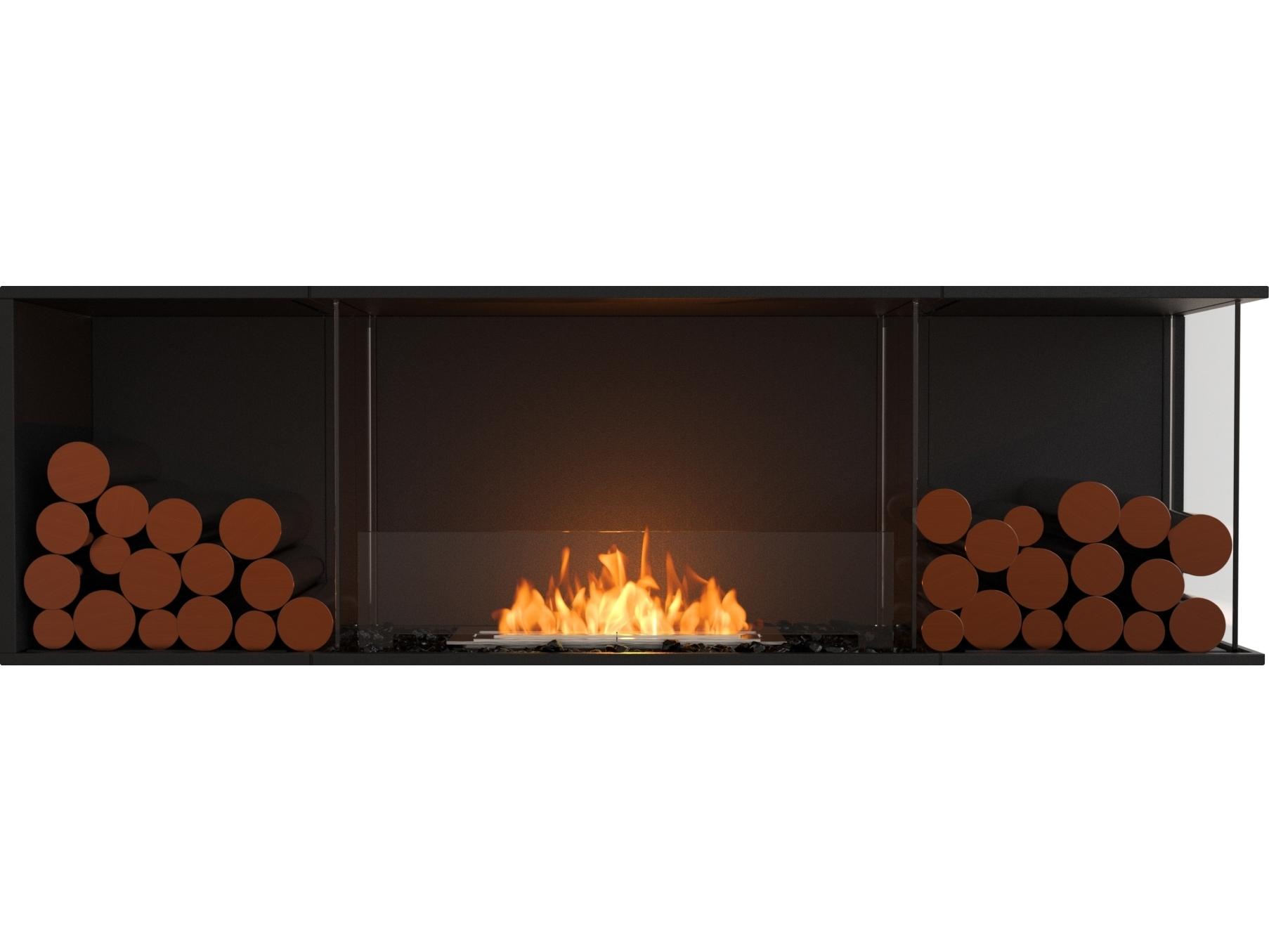 EcoSmart Fire Flex Fireboxes - Right Corner Fireplace
