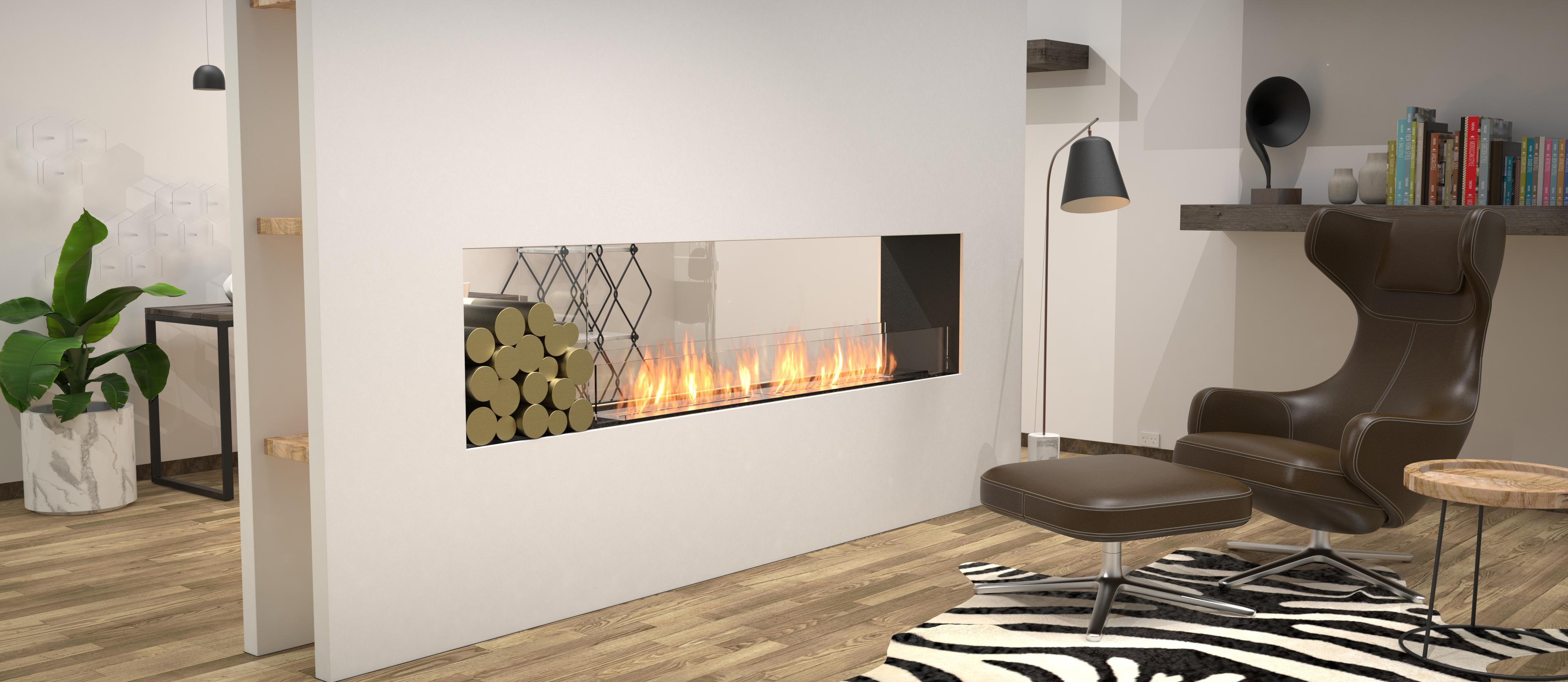 EcoSmart Fire Flex Fireboxes - Double Sided Fireplace