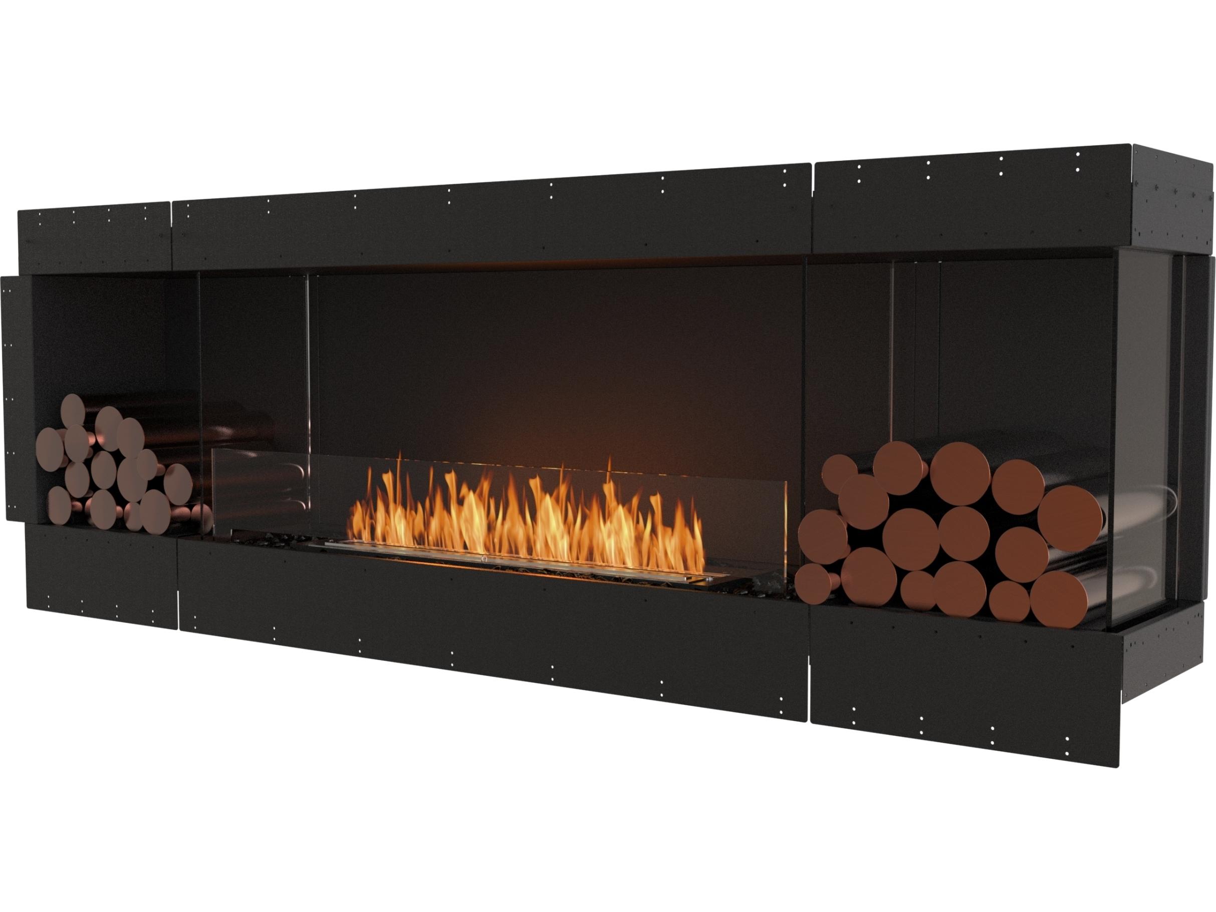 EcoSmart Fire Flex Fireboxes - Right Corner Fireplace