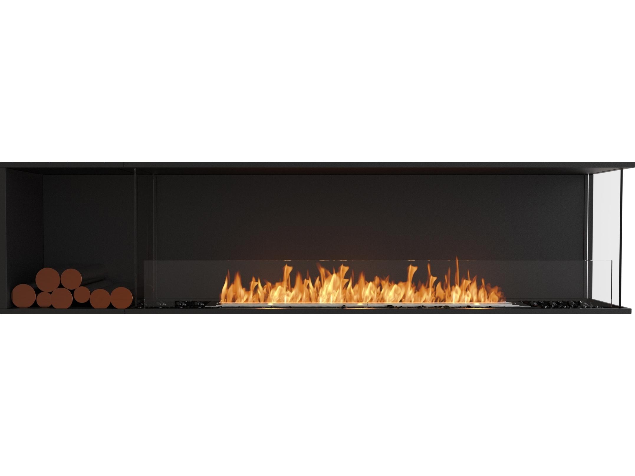 EcoSmart Fire Flex Fireboxes - Right Corner Fireplace