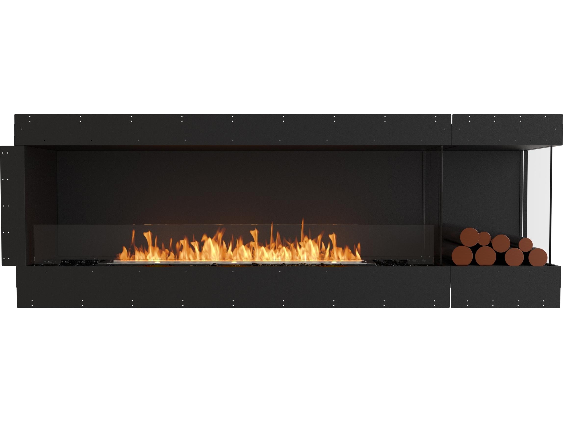 EcoSmart Fire Flex Fireboxes - Right Corner Fireplace