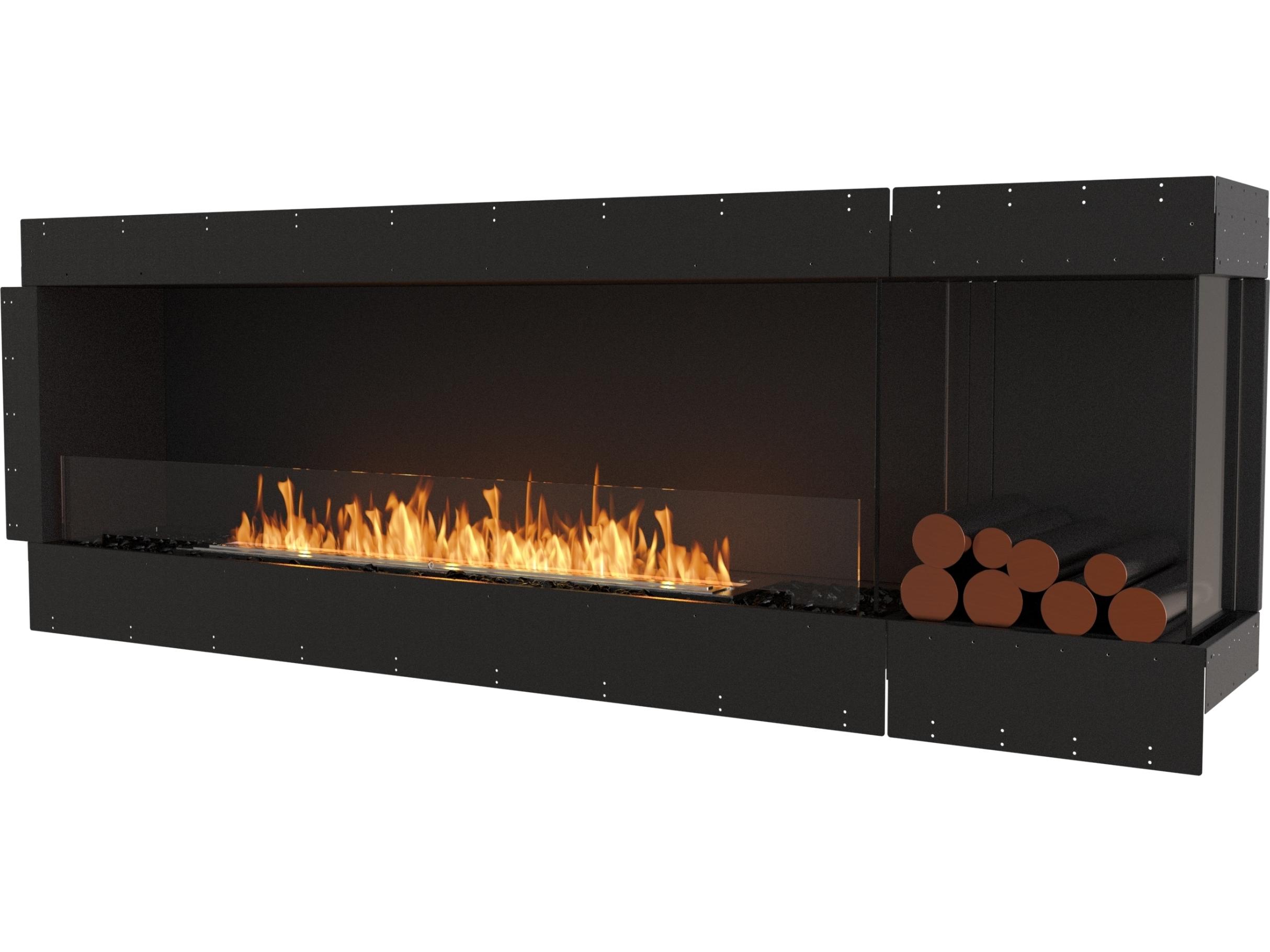 EcoSmart Fire Flex Fireboxes - Right Corner Fireplace