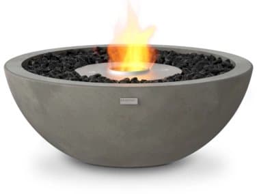 EcoSmart Fire Mix Concrete Steel Round Pit Table
