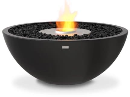 EcoSmart Fire Mix Concrete Steel Round Pit Table