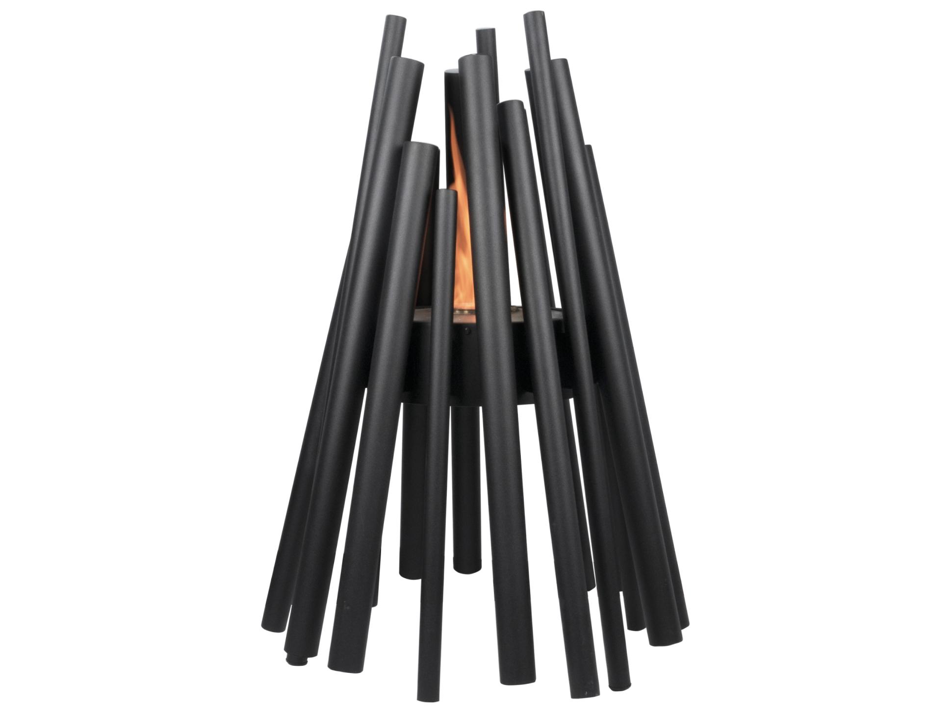 EcoSmart Fire Stix Bioethanol Fireplace - Black Finish