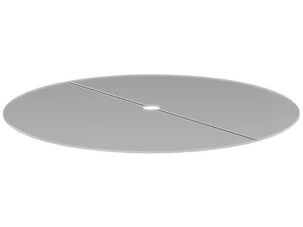 EcoSmart Fire Glass R20 Cover Plate for Fire Pit Tables