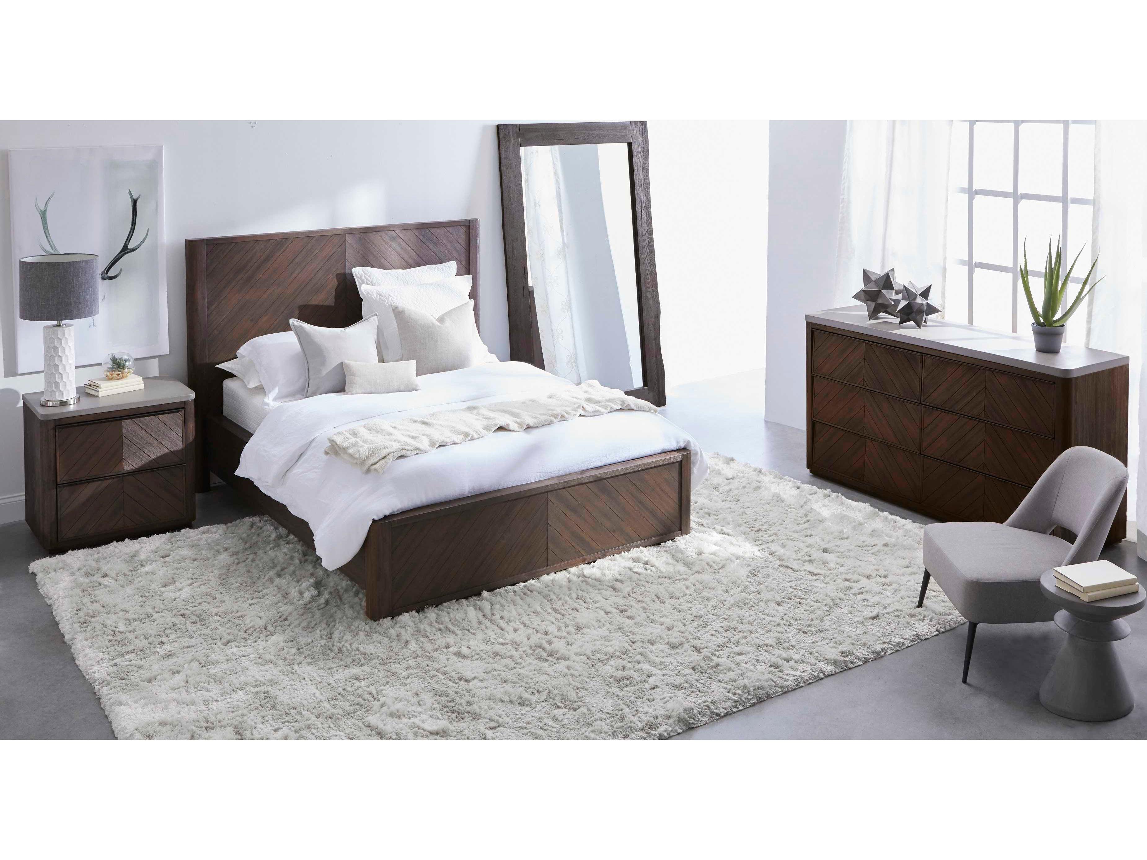 Essentials for Living Outdoor District Slate Grey Concrete Round End Table