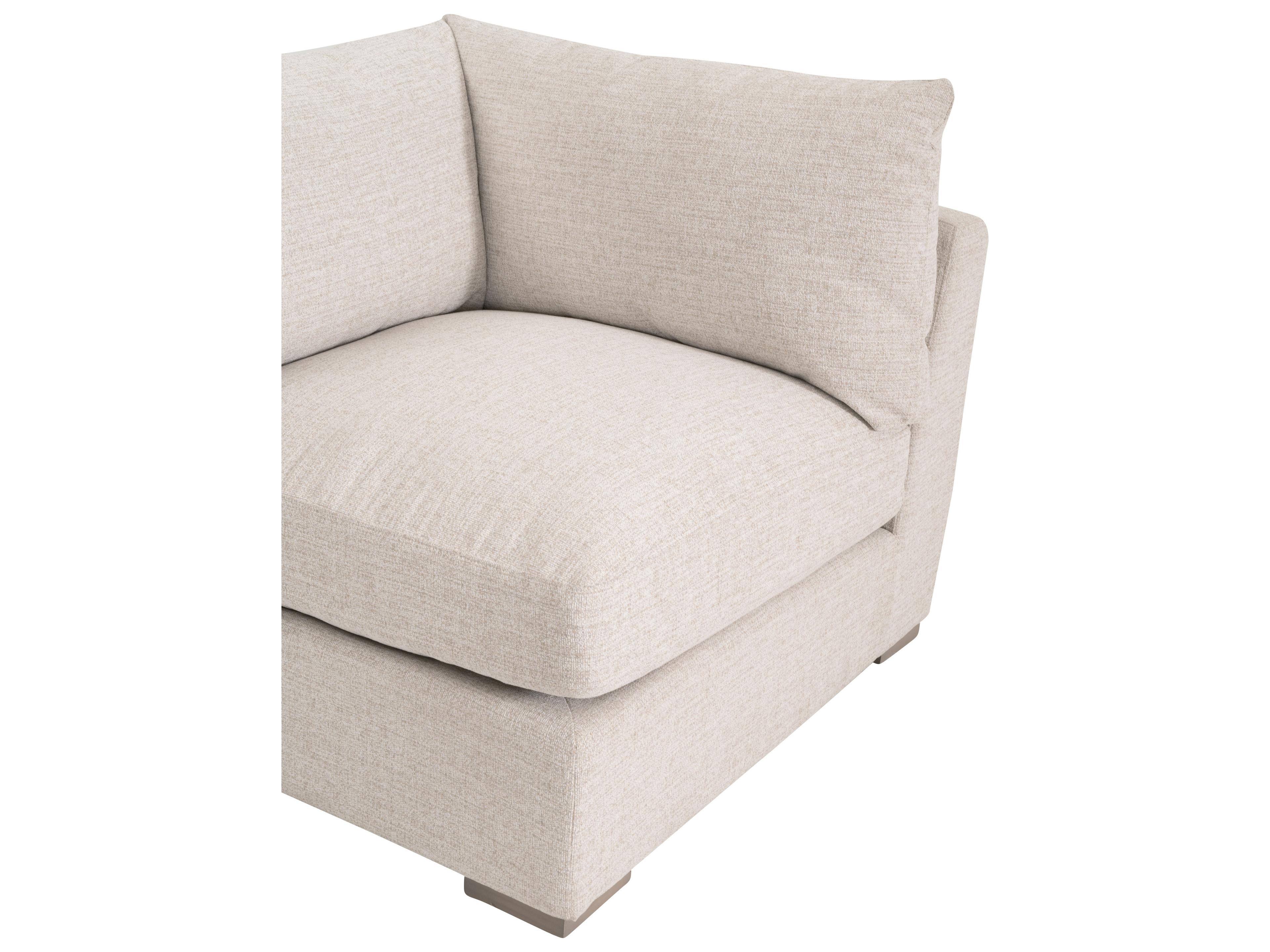 Essentials for Living Outdoor Stitch & Hand - Bedroom Dining Wood Cushion Wedge Lounge Chair