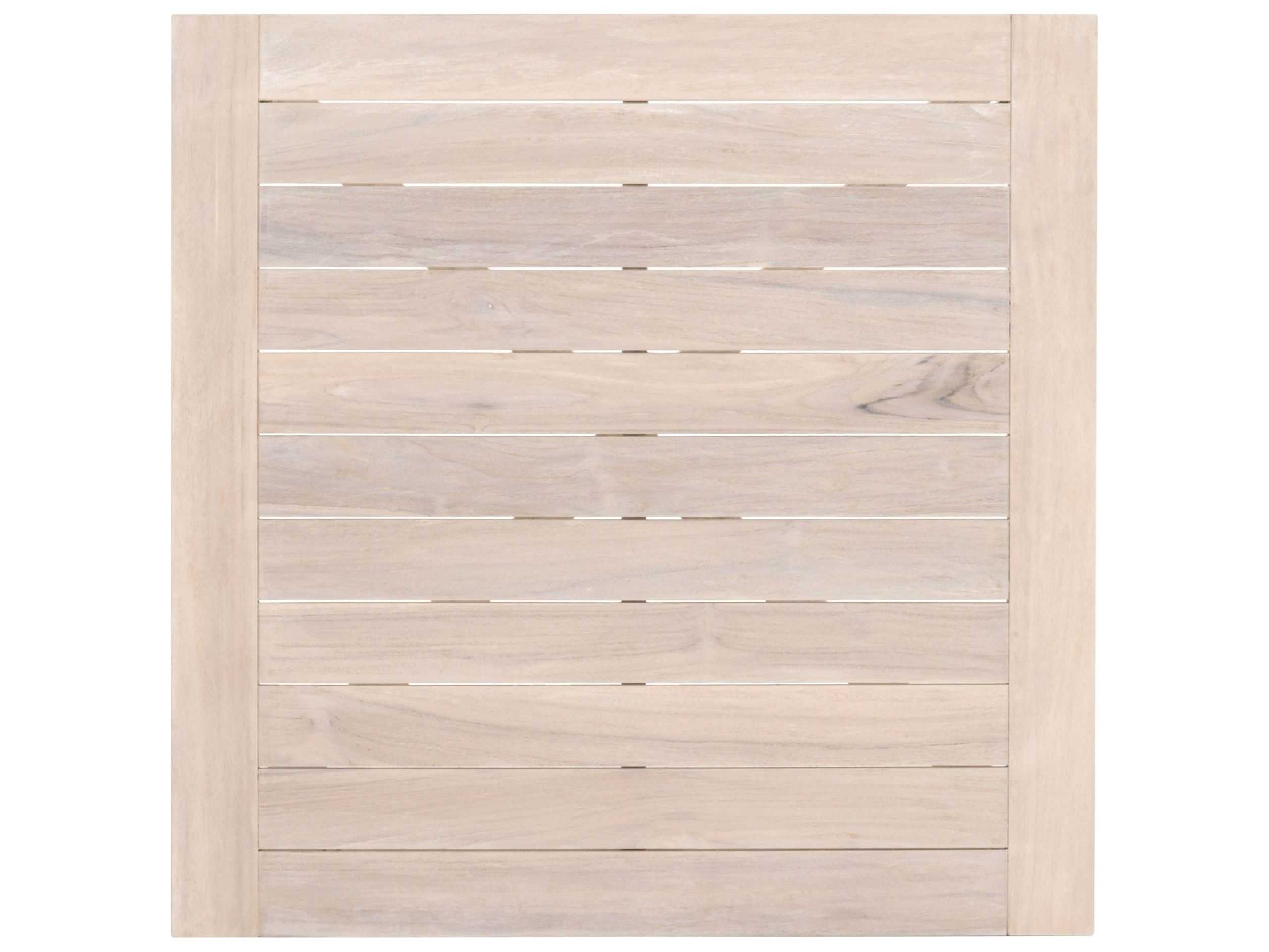 Luxecor Respite Outdoor Gray Teak Square Counter Table