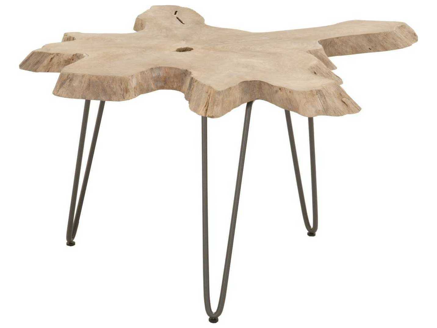 Luxecor Respite Outdoor Gray, Anthracite Wrought Iron Coffee Table