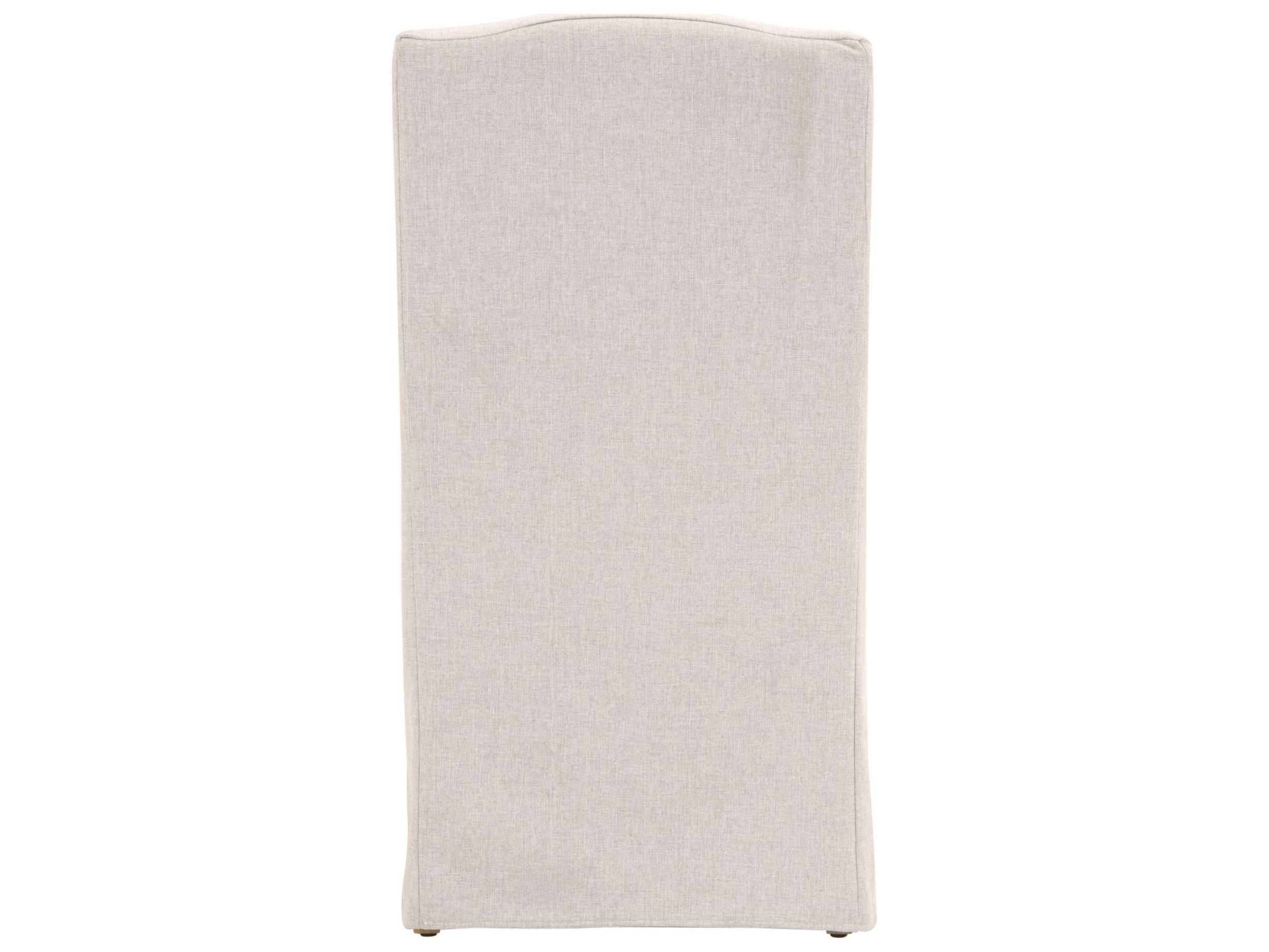 Essentials for Living Outdoor Woven Blanca Teak Cushion Dining Chair