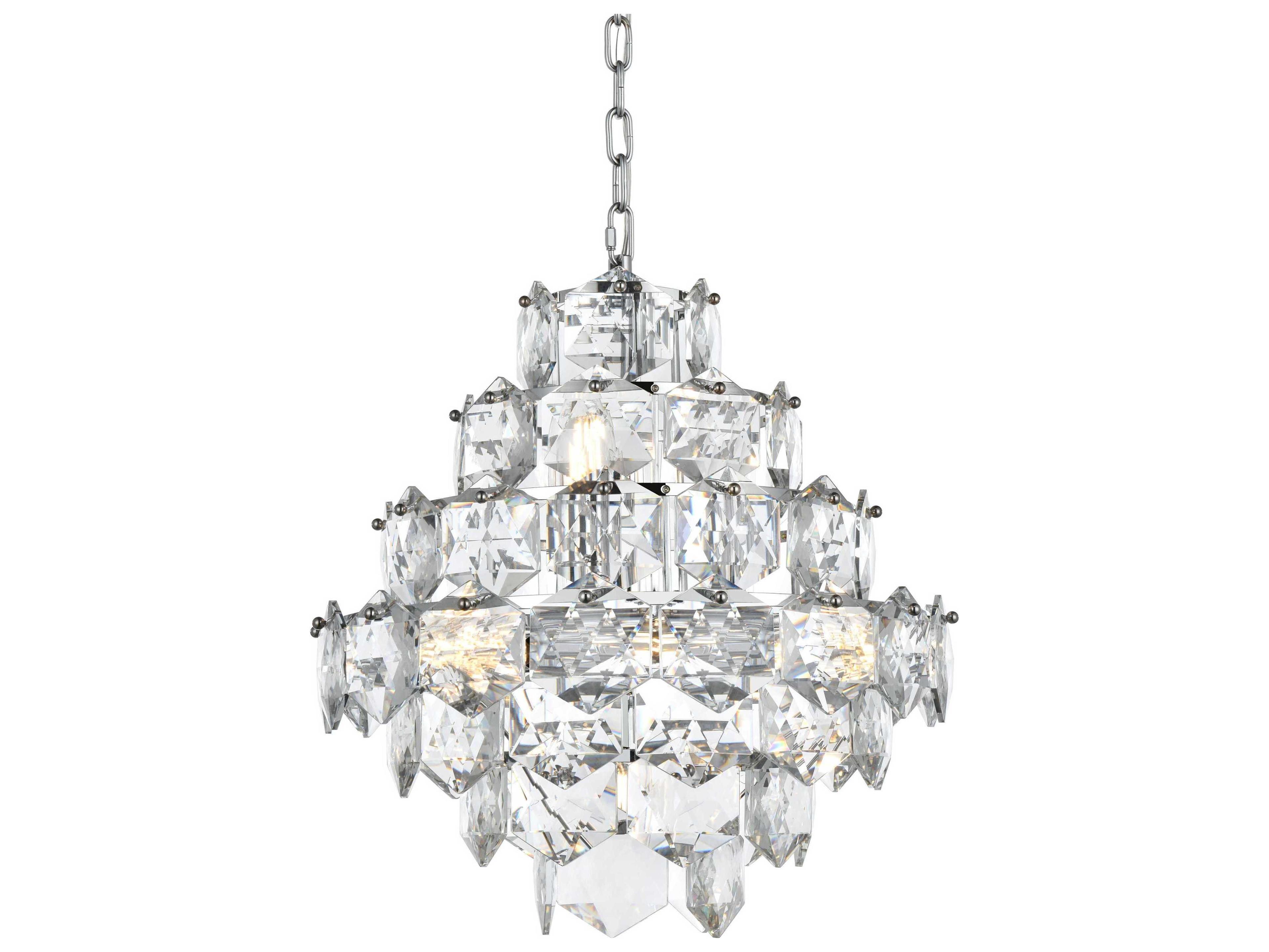 Elegant Lighting Adaline 11-Light Chrome Chandelier