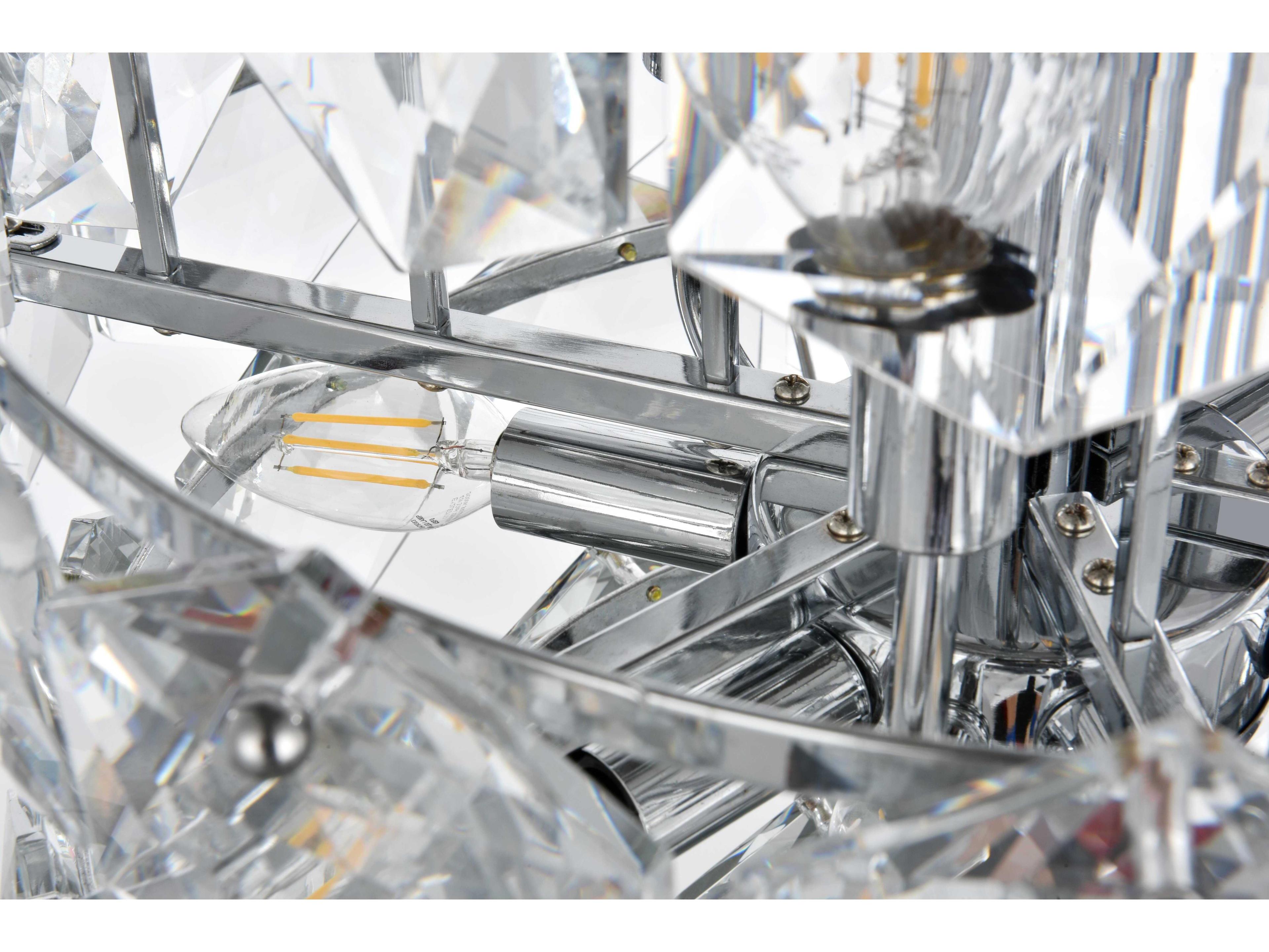 Elegant Lighting Adaline 11-Light Chrome Chandelier