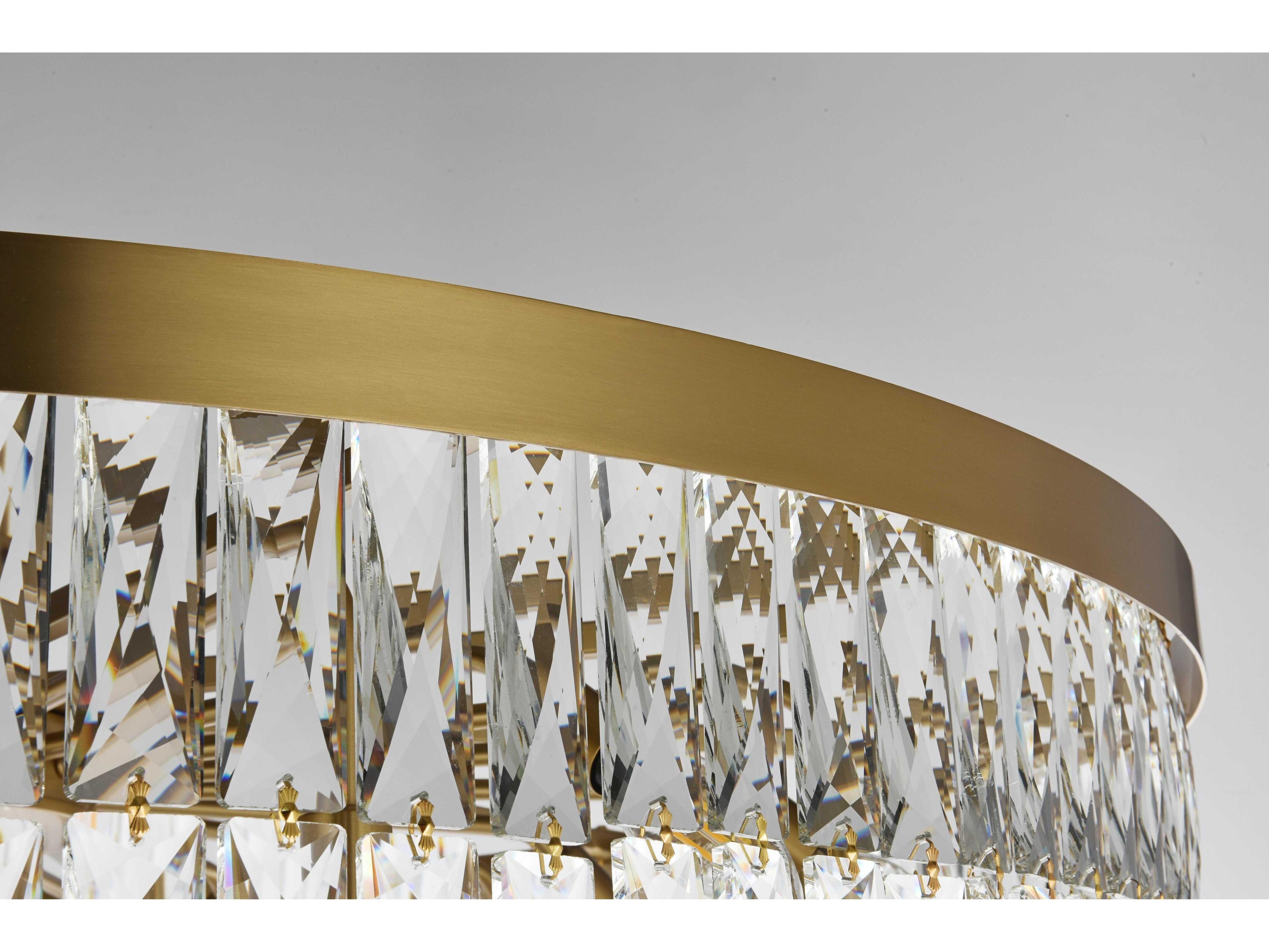 Elegant Lighting Josephine 61-Light Satin Gold Copper Tiered Chandelier