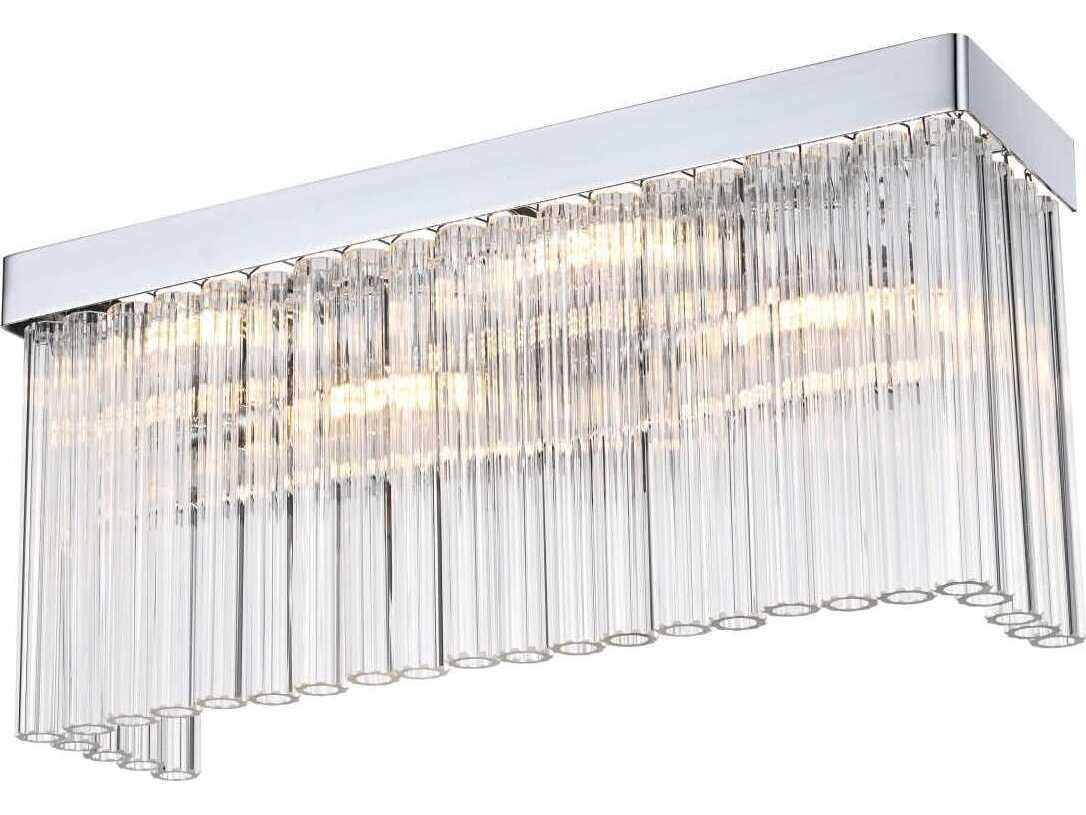 Elegant Lighting Harlow 4-Light Chrome Wall Sconce