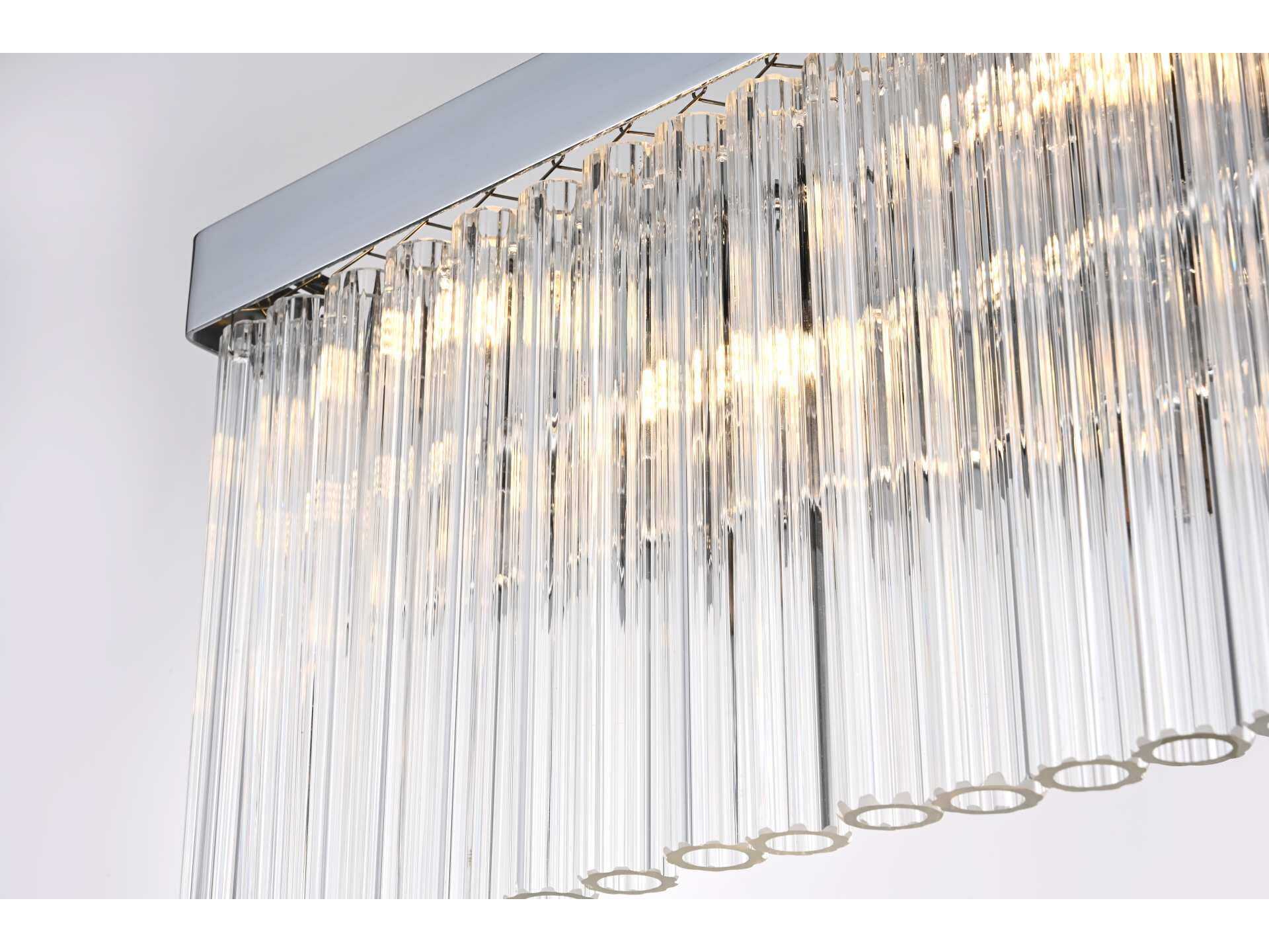 Elegant Lighting Harlow 4-Light Chrome Wall Sconce